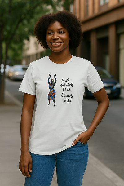 Women's T-Shirt Church Sista Hands up
