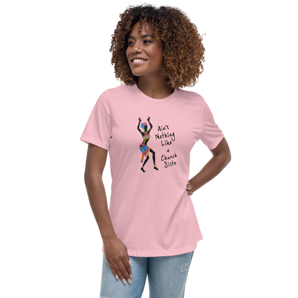 Women's T-Shirt Church Sista Hands up