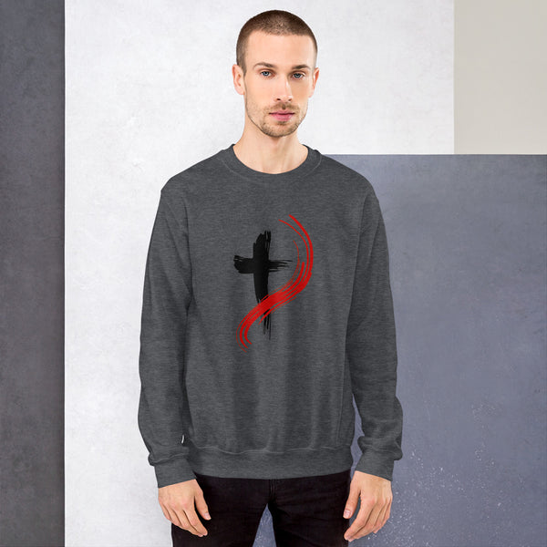 Men's Sweatshirt Red Cross