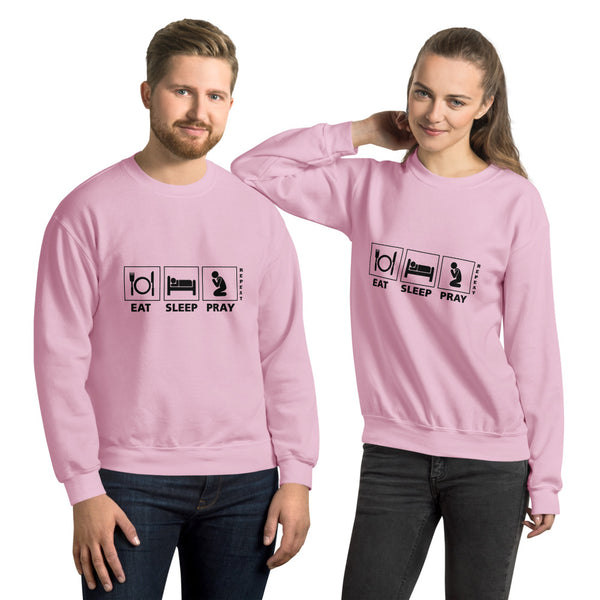 Women's Sweatshirt Eat Sleep Pray