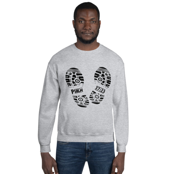 Men's Sweatshirt Steps Psalm 37:23