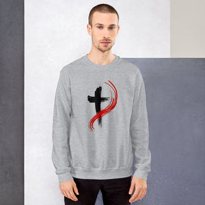 Men's Sweatshirt Red Cross