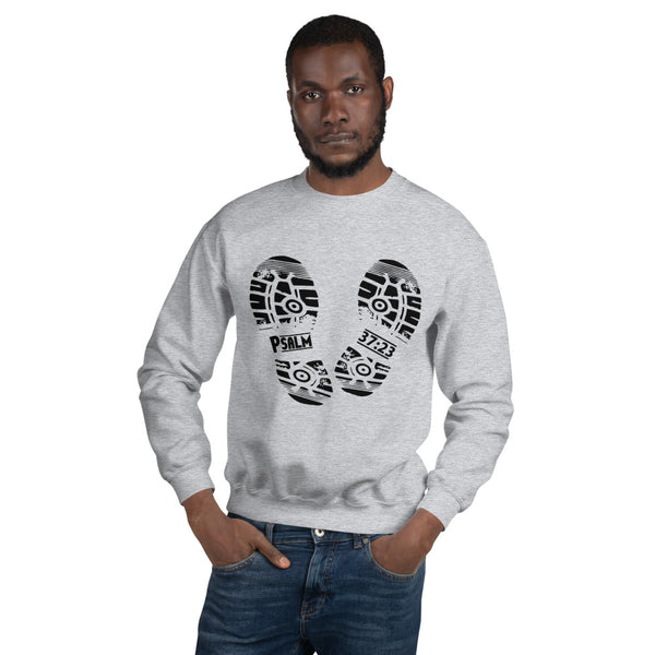 Men's Sweatshirt Steps Psalm 37:23