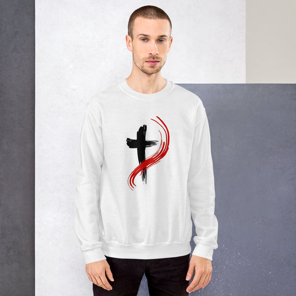 Men's Sweatshirt Red Cross