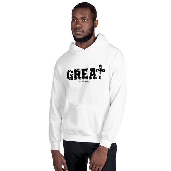 Men's Hoodie Great Psalm 147:5